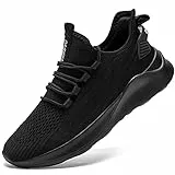 Oltyutc Damen Schuhe Sportschuhe Turnschuhe Laufschuhe Joggingschuhe Atmungsaktiv Sommerschuhe Outdoor Fitnessschuhe Tennisschuhe Sneaker Schwarz EU 41