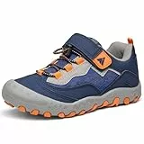 Mishansha Outdoor Wanderschuhe Kinder Trekkingschuhe Jungen Bequem Atmungsaktiv Sportschuhe, Weltraumblau 30 EU