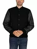 Schott NYC Herren Lcusa Lederjacke Not Applicable, Schwarz/Schwarz, X-Large