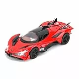TGRCM-CZ 1/32 Apollo Projekt EVO Modellautos Spielzeug, Zinklegierung Zurückziehen Fahrzeuge Modellauto mit Klang und Licht für Sammler & Kinder 3 Jahre alt Geburtstagsgeschenk (Rot)