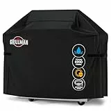 Grillman Grill Abdeckhaube Gasgrill Grillabdeckung Regendicht BBQ Abdeckung Cover Schutzhülle Haube Staubdicht Grill Abdeckplane Grillschutz 147 x 61 x 122cm - Schwarz