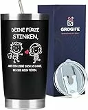 Grogife Thermobecher für Außerhausverzehr als symbolische Aufmerksamkeit zur Liebessymbolik, handliche Dimensionierung für männliche Erwachsene an partnerschaftlichen Jubiläumstagen