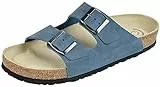 Wörishofener Fußform Weeger-Bio-Pantolette Ozean Gr. 40