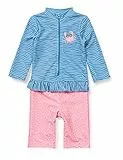 Playshoes UV-Schutz Einteiler Unisex Kinder Badeanzug Schwimmanzug Badebekleidung, Krebs Langarm, 86/92