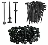 Kabelbinder, 100 Stück Universal Kabelbinderschnalle aus Nylon, Schwere Kabelbinder Schwarz, UV Beständige Robust Selbstsichernd Mehrzweck Cable Ties, Zip Tties Schnellfixierung für Auto