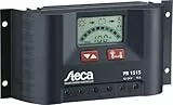 Steca PR1515 1515 Solarladeregler mit LCD Display und Lastausgang für 12 V Verbraucher bis 15 A