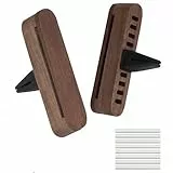 2 Stück Auto Diffuser,Auto Duft,Holz Auto Diffusor Für Ätherische Öle Mit 8 Pcs Nachfüllauflagen,Auto Diffuser Für Ätherische Öle,Auto Lufterfrischer,Auto Duft Innenraum,Für Mehr Fahrspaß Für Autos