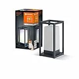 LEDVANCE SMART+ Outdoor WiFi-Tischleuchte, 5W, 310lm, schwarz, mit warmweißem Licht (3000K) und 16 Mio. Farben, batteriebetrieben, mobil nutzbar, steuerbar per App, kompatibel mit Amazon, Google & Co.
