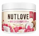 ALLNUTRITION Nutlove White Choco Raspberry Schokoaufstrich - Brotaufstrich ohne Zucker - Zuckerfreier Weißer Crunch mit Himbeere Kalorienarm - Zuckerfreie Süssigkeiten - Aufstrich ohne Zucker - 500g