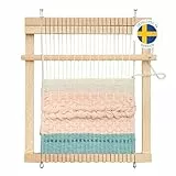 MICKI Webrahmen - mit Garn und Webnadel - Bastelset Kinder 3 Jahre und älter - Weben, DIY Set – Webrahmen viereckig - Webstuhl basteln - by