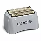 Andis – 17160, Ersatzfolie für Pro-Foil & Lithium-Rasierer – kompatibel mit Andis-Modellen, superweiche goldene Titanschneider – enger Schnitt, glatte Rasur, keine Stöße/Reizungen, Null-Finish – grau