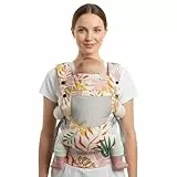 YooxArmor Babytrage Neugeborene ab Geburt,Ergonomische Gemütlich Leichtgewichtig Baby Carrier mit Nackenstütze für Kleinkind (3-36 Monate),4 Positionen,Geeignet für 3-30 kg,Braun