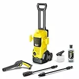 Kärcher Hochdruckreiniger K 3 FJ, Druck: max. 120 bar, Inkl. Schaumdüse für gut haftenden Schaum und höchste Schmutzlösekraft, gelb
