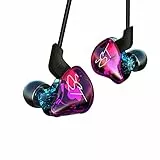 Yinyoo KZ ZST Kopfhörer In Ear Ohrhörer Ear Stereo Bass Kopfhorer HiFi Noise Isolating Headset Headphones in Ear 3,5 mm Klinkenstecker für iPhone 6,Sony, Samsung, LG, Huawei, HTC,Handy