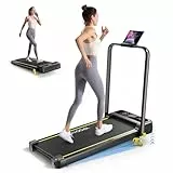 YPOO Laufbänder für Zuhause mit Steigung Klappbar,Walking pad Max Belastung 140 kg,2.5HP leises Treadmill für Zuhause & Büro,Under Desk Laufband Schreibtisch mit Fernbedienung und App