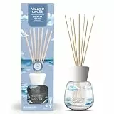 Yankee Candle Signature Diffusor mit Rattanstäbchen | Ocean Air | 100ml | bis zu 10 Wochen Duft | Recycelbare Verpackung | Perfekte Geschenke für Frauen