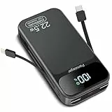 Power Bank 25800 mAh 22,5 W PD3.0 QC4.0 Externer Akku Schnellladung Tragbarer Akku USB C Eingang & Ausgang mit LCD Anzeige für Smartphone, Tablets und andere 001