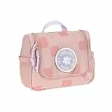LÄSSIG Kinder Kulturtasche Waschbeutel Waschtasche Kulturbeutel zum Hängen/Mini Washbag Pattern Party Rose