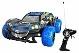 Exost RC 20208 XBULL by Silverlit, ferngesteuertes Auto, Geländewagen mit Achsenfederung, Reichweite 20 m, Geschwindigkeit 8 kmh, Maßstab 1:18, blau, ab 5 Jahren