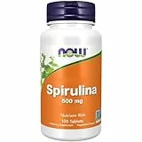 Now Foods, Spirulina, 500mg, 100 vegane Tabletten, Laborgeprüft, Sojafrei, Glutenfrei, Vegetarisch, Ohne Gentechnik, Superfood
