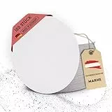 EV® Bierdeckel Pappe - 100 Stück, Rund (Ø 10,7 cm) - Made in Germany - Blanko Untersetzer zum Bemalen & Basteln - Das Perfekte DIY Set für Kreative Köpfe