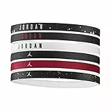 Nike Jordan Headbands Sport-Stirnbänder, 6er Pack für Sportbegeisterte Erwachsene, Unisex, Einheitsgröße, Polyester, Laufen