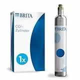 BRITA Universal CO2-Zylinder für Wassersprudler mit Schraubsystem – Reservezylinder für bis zu 60l gesprudeltes frisches Wasser pro Füllung