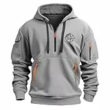 JUZILO Möbel Beste e große einloggen in Mein Digitale en auf Meinem Hoodie Herren Oversize Vintage