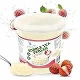 Momo's Tea® Bubble Tea Perlen - zum selber machen [Litschi - 3kg XXL Behälter] - 100% vegan, halal, glutenfrei