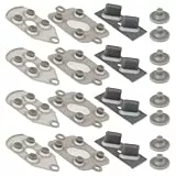 ECSiNG 4X Silikon Pad Sets mit Start Und Auswahlknöpfen für Gamecontroller Kompatibel mit Nintendo SNES Controller