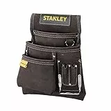 STANLEY Hammertasche und Nageltasche (mit zusätzlichen Nieten und Doppelnaht an den Ecken für Extreme Haltbarkeit & höhere Robustheit für hohen STST1-80114