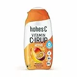hohes C Vitamin C-IRUP Active, Mango-Maracuja Geschmack, 1 x 65ml für ca. 8 Liter Fertiggetränk, mit Vitamin B6, B5 und Vitamin C, ohne zugesetzten Zucker & Caloriefree