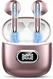 Drsaec Bluetooth 5.3 Kopfhörer, In Ear Kopfhörer Kabellos Bluetooth 2025 Neu Kabellose Kopfhörer mit 4 ENC Mic, Noise Cancelling Ear Buds 42Std Tiefer Bass IP7 Wasserdicht Ohrhörer LED-Anzeige USB-C