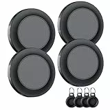 Air Tag-4 Piece, Koffer Tracker kompatibel mit Apple Wo ist APP (nur iOS), Schlüsselfinder für Schlüssel, Gepäck, Koffer, Brieftasche, IP67 wasserdicht, Schwarz