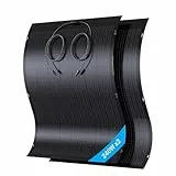 LIONSHEE 480W Flexibel Solarpanel Kit, 2X 240W Monokristallines Flexibles Solarmodul, IP67, Solarzelle Photovoltaik Off Grid, für Wohnmobil, Auto, Schuppen, Dach, Boot, Balkon, 12V Batterien