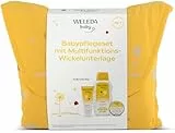 WELEDA Bio Baby Geschenk Set - Babypflege Naturkosmetik Geschenk Wickeltasche mit Windel Wundschutzcreme, Pflegeöl & Zauberbalsam. Optimales Pflegeset zur täglichen Pflege von Babys & Kleinkindern