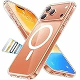 TORRAS Guardian-Mag für iPhone 17 Pro Max Hülle für MagSafe Militärschutz Anti-Vergilbung mit Kamerasteuerung Schutzhülle Glasklar Stoßfest Dünn Handyhülle für iPhone 17 Pro Max Case Transparent