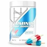 NEOSUPPS Pre Workout Booster Terminus PUMP XXL Ice Pop 540g, ohne Koffein Booster, Fitness & Gym, vegan, Pump & Fokus, geprüfte Qualität, 8.000 mg L-Citrullin, 20 Portionen