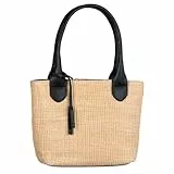 TOM TAILOR Sharon Damen Shopper Umhängetasche Reißverschluss Mittelgroß Schwarz
