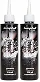 Fastwet® Creampie 250ml Sperma-Gleitgel wasserbasiertes Gleitmittel mit Adapter für TIEF-REINSPRITZ-GARANTIE Fake Cum Gleitgel Wasserbasis Mann & Frau waterbased Lubricant (Packung mit 2)