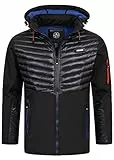 Geographical Norway Herren Softshell Jacke TYLONSHELL Kapuze Patch SR198H/GN Größe S Farbe Black