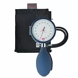 boso Clinicus II mit Klettenmanschette, Durchmesser 60 mm, blau, 1 Stück