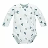 Pinokio Bodysuit Fun TIME, 100% Cotton, Blue with Baloons, Boys 56-74 (56)