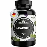 L-Carnitin 120 Kapseln - L-Carnitin-Tartrat in Premium Qualität – hochdosiert - vegan & ohne Zusätze - in Deutschland entwickelt & laborgeprüft