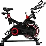 AsVIVA S11 Speedbike – Indoor bike Heimtrainer mit 18 kg Schwungmasse, stufenlosem Widerstand & Rennradlenker für effektives Cardio- & Ausdauertraining