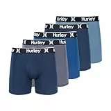 Hurley Herren 5er-Pack Stretch-Boxershorts Slip, Obsidian Combo, Large