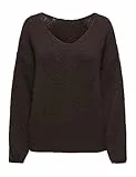 JdY Damen Jdydinea L/S Reversible Pullov. KNT Noos, Chocolate Torte, L EU