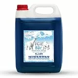 ICE Bär Slush Konzentrat Geschmack: Blaue Himbeere Blau 5 L | Ergibt 30–36 L Slush | Glycerinfrei & AZO-frei | Fertigmix ohne Zuckerzusatz | Sirup für Slushmaschine & Frozen Drinks | Made in Germany