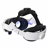 ZYBER Verstellbarer druckfreier Kopfgurt für Meta Quest 3S/3 VR Kopfgurt Ersatz für Quest 3/3S Zubehör für mehr Komfort und Stabilität, Universal Fit für alle Kopfgrößen