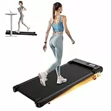 HomeFitnessCode Laufband mit Neigung für Zuhause - Walking Pad Laufpad mit Steigung Walkpad Untertisch Elektrisch 1-8 KMH Mini Walking Klein Band Gehband, Schwarz - 85CM (Schwarz - 85CM)
